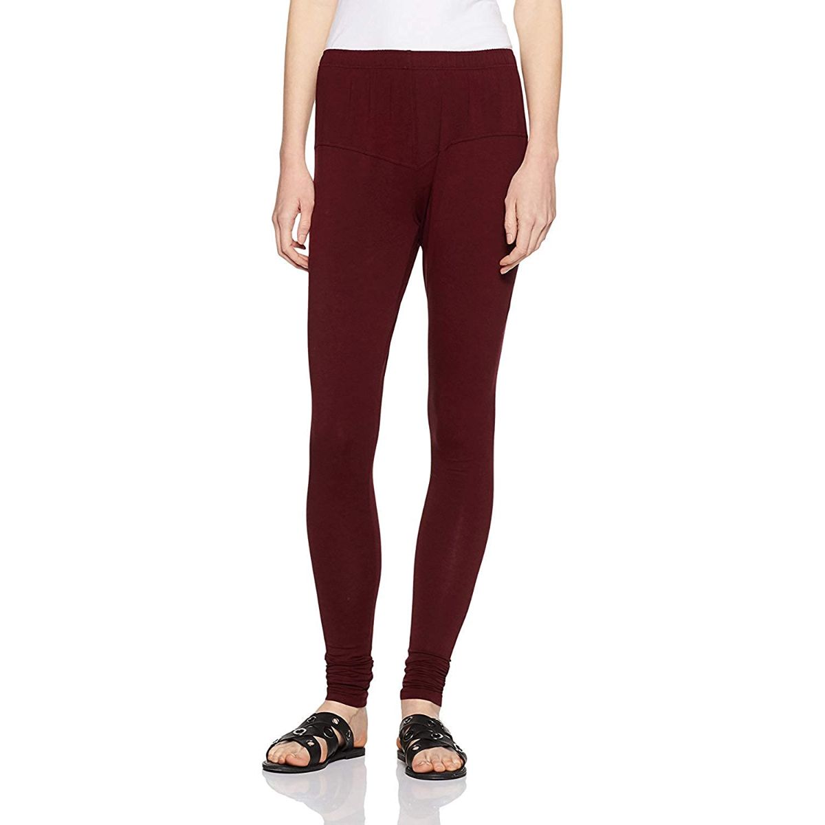 Lyra Churidaar Legging Deep Maroon
