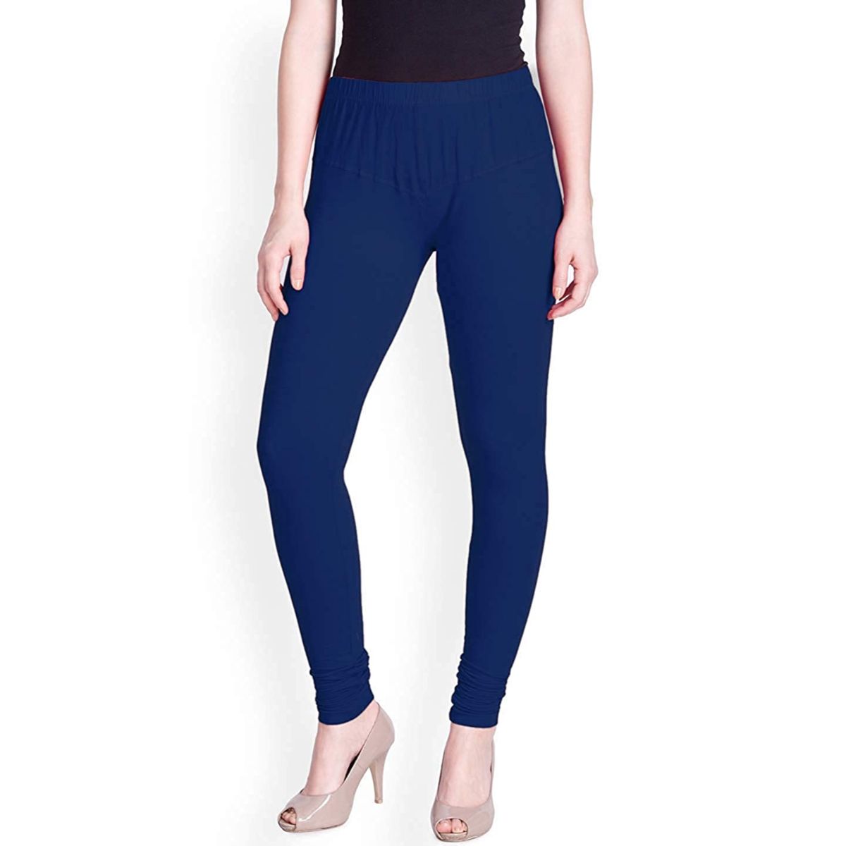 Lyra Churidaar Legging Denim Blue