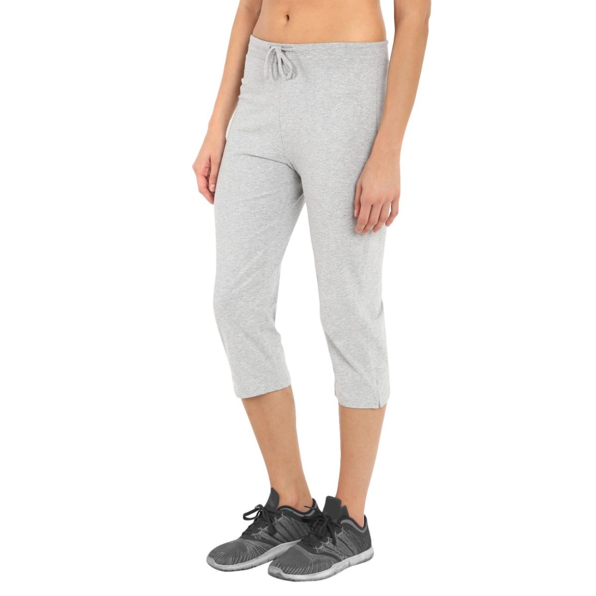 Jockey Athleisure Capri Pants 1300 Lt. Grey Mel
