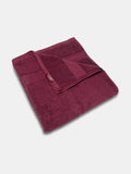 Jockey Cotton Terry Ultrasoft and Durable Solid Bath Towel-Burgundy