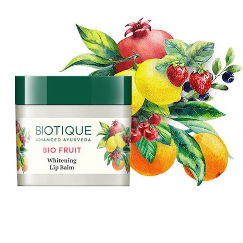 BIOTIQUE BIO FRUIT WHITENING LIP BALM,12GM