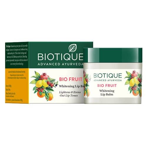 BIOTIQUE BIO FRUIT WHITENING LIP BALM,12GM
