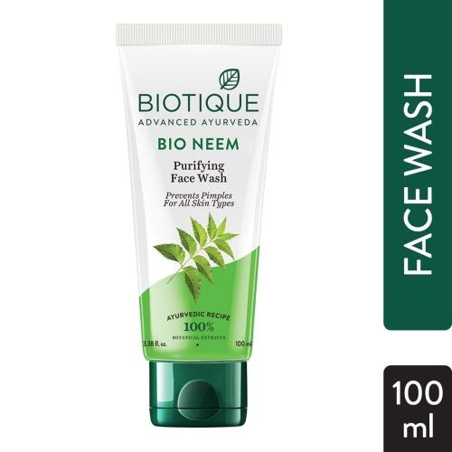 BIOTIQUE BIO NEEM FACE WASH,100ML