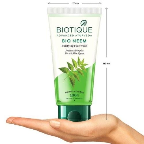 BIOTIQUE BIO NEEM FACE WASH,150ML