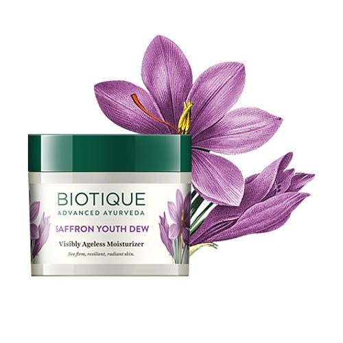 BIOTIQUE BIO SAFFRON YOUTH DEW CREAM,50GM