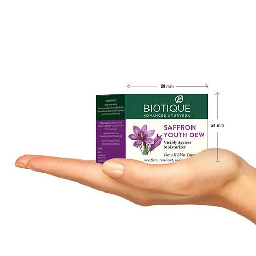 BIOTIQUE BIO SAFFRON YOUTH DEW CREAM,50GM