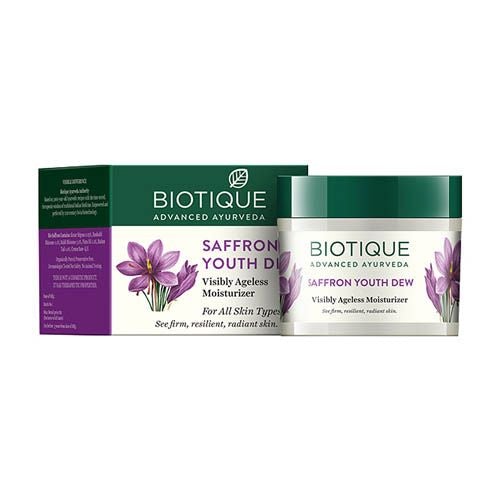 BIOTIQUE BIO SAFFRON YOUTH DEW CREAM,50GM