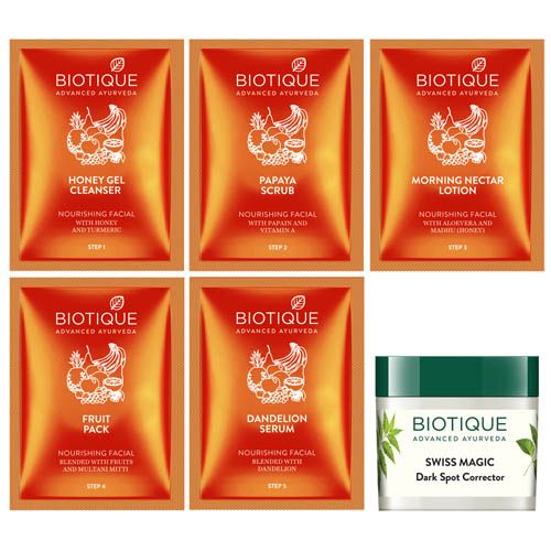 BIOTIQUE TAN REMOVAL FACIAL KIT,65GM
