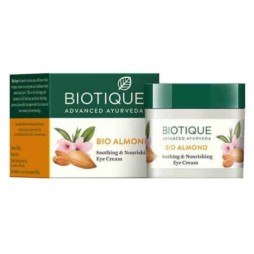BIOTIQUE BIO ALMOND EYE CREAM,15GM