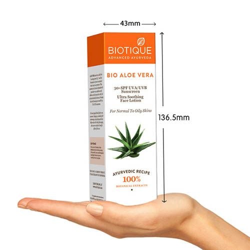 BIOTIQUE BIO ALOE VERA FACE LOTION,120ML