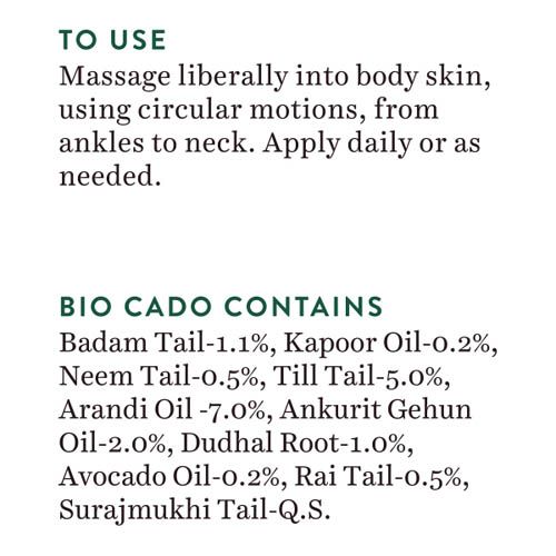 BIOTIQUE BIO AVOCADO BODY OIL,200ML