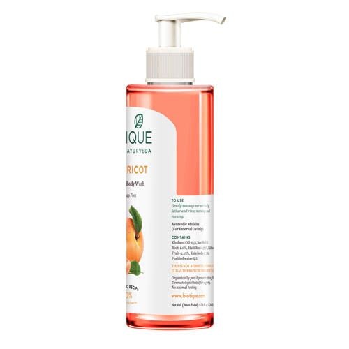 BIOTIQUE BIO APRICOT BODY WASH,200ML