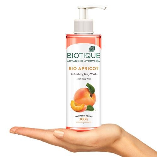 BIOTIQUE BIO APRICOT BODY WASH,200ML