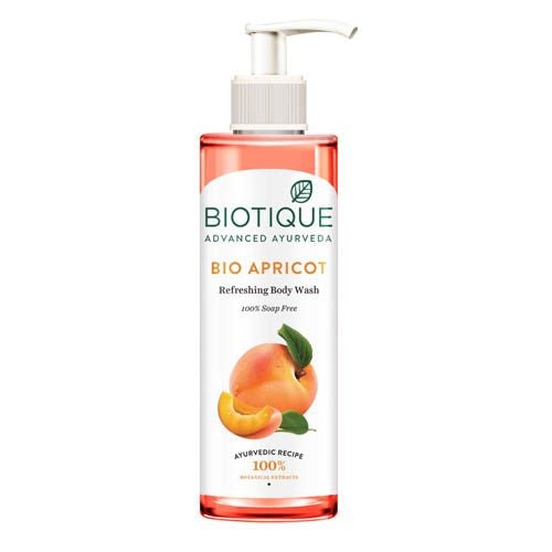 BIOTIQUE BIO APRICOT BODY WASH,200ML