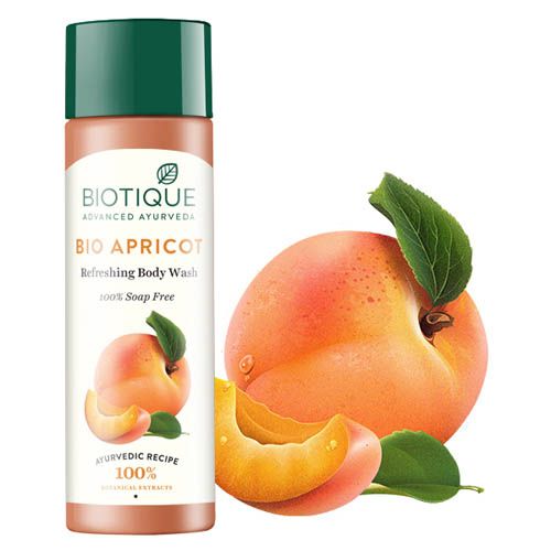 BIOTIQUE BIO APRICOT BODY WASH,190ML