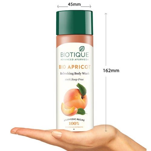 BIOTIQUE BIO APRICOT BODY WASH,190ML