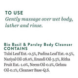 BIOTIQUE BIO BASIL & PARSLEY BODY WASH,200ML