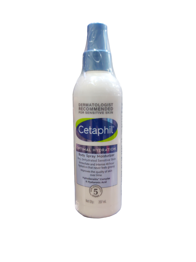 CETAPHIL OPTIMAL HYDRATION BODY SPRAY MOISTURIZER,207ML