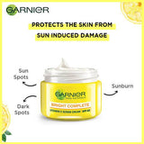 GARNIER BRIGHT COMPLETE VITAMIN C SERUM CREAM,45GM
