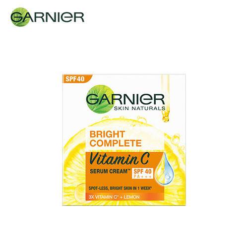 GARNIER BRIGHT COMPLETE VITAMIN C SERUM CREAM,45GM