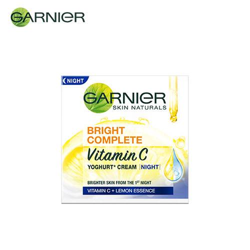 GARNIER BRIGHT COMPLETE VITAMIN C NIGHT CREAM,40GM