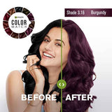 GARNIER COLOR NATURALS HAIR COLOR,3.16 BURGUNDY,70ML+60GM