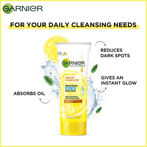 GARNIER LIGHT COMPLETE FACE WASH,100GM