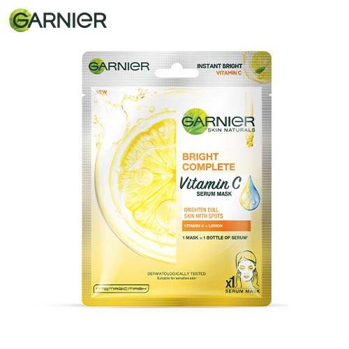 GARNIER LIGHT COMPLETE MILKY SERUM MASK
