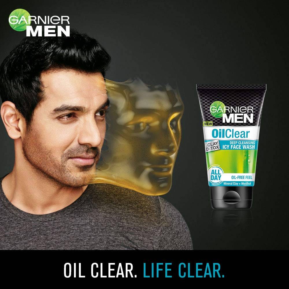 GARNIER MEN OIL CLEAR FACE WASH 50G