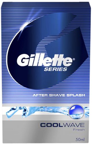 GILLETTE SERIES AFTER SHAVE SPLASH COOL WAVE 50ML
