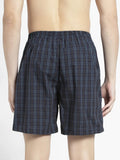 Jockey Cotton Woven Checkered Boxer Shorts with Side Pocket - Multi Colour (Pack of 2)