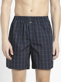Jockey Cotton Woven Checkered Boxer Shorts with Side Pocket - Multi Colour (Pack of 2)