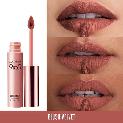 LAKME 9TO5 LIP CHEEK BLUSH VELVET