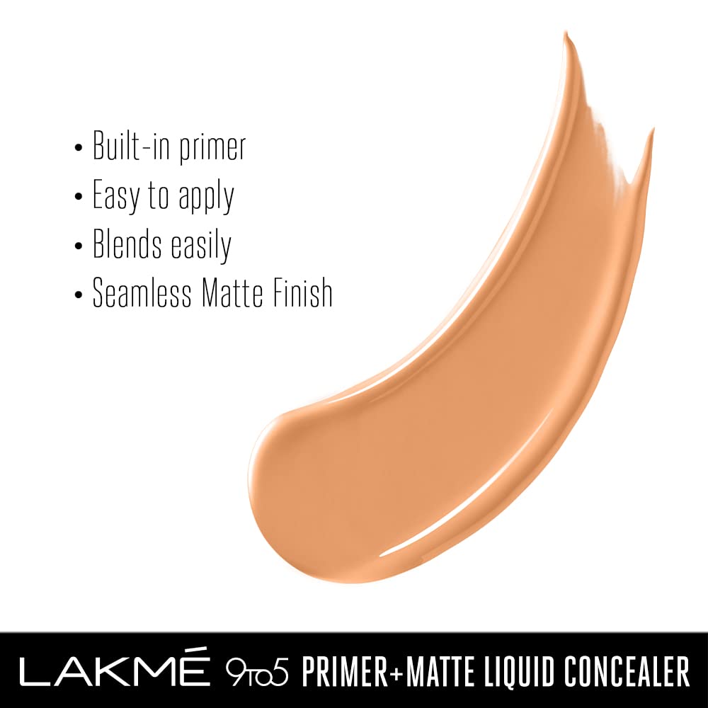 LAKME 9TO5 PRIMER MATTE LIQUID CONCEALER 16 SAND