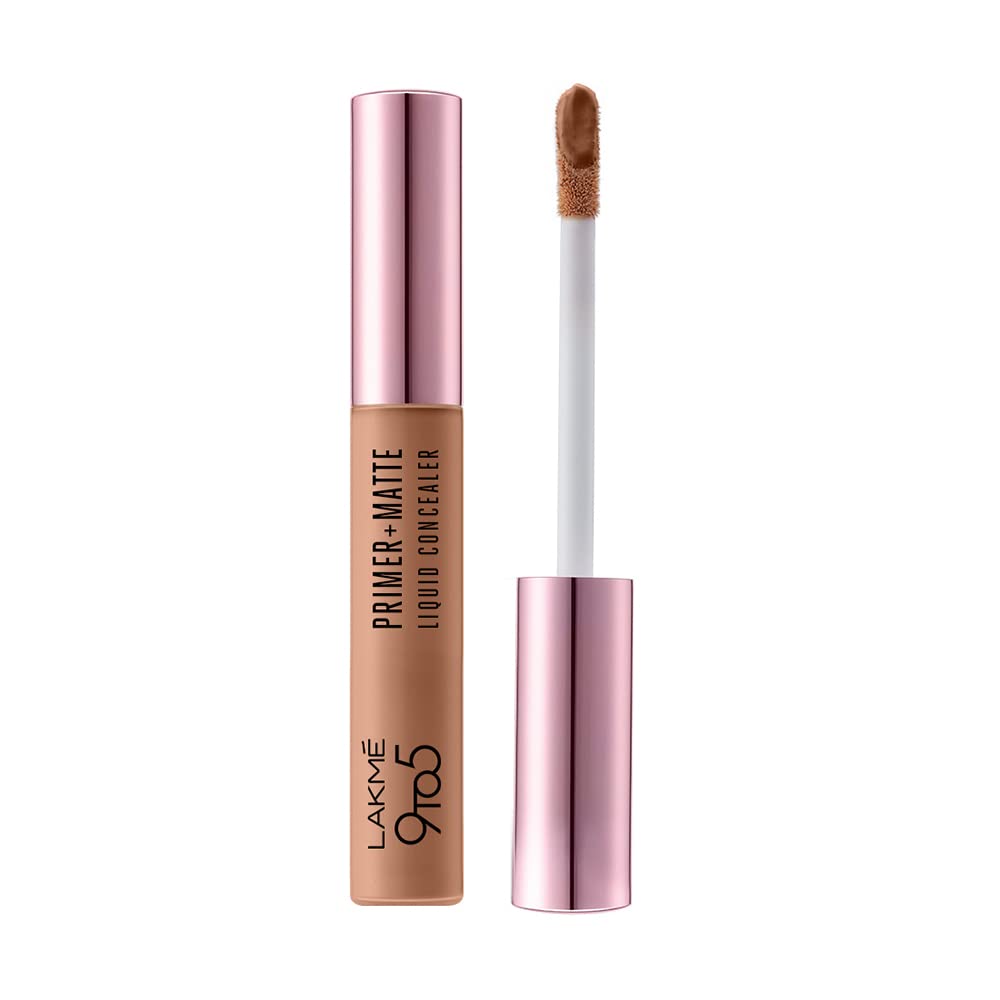 LAKME 9TO5 PRIMER MATTE LIQUID CONCEALER 34,ALMOND