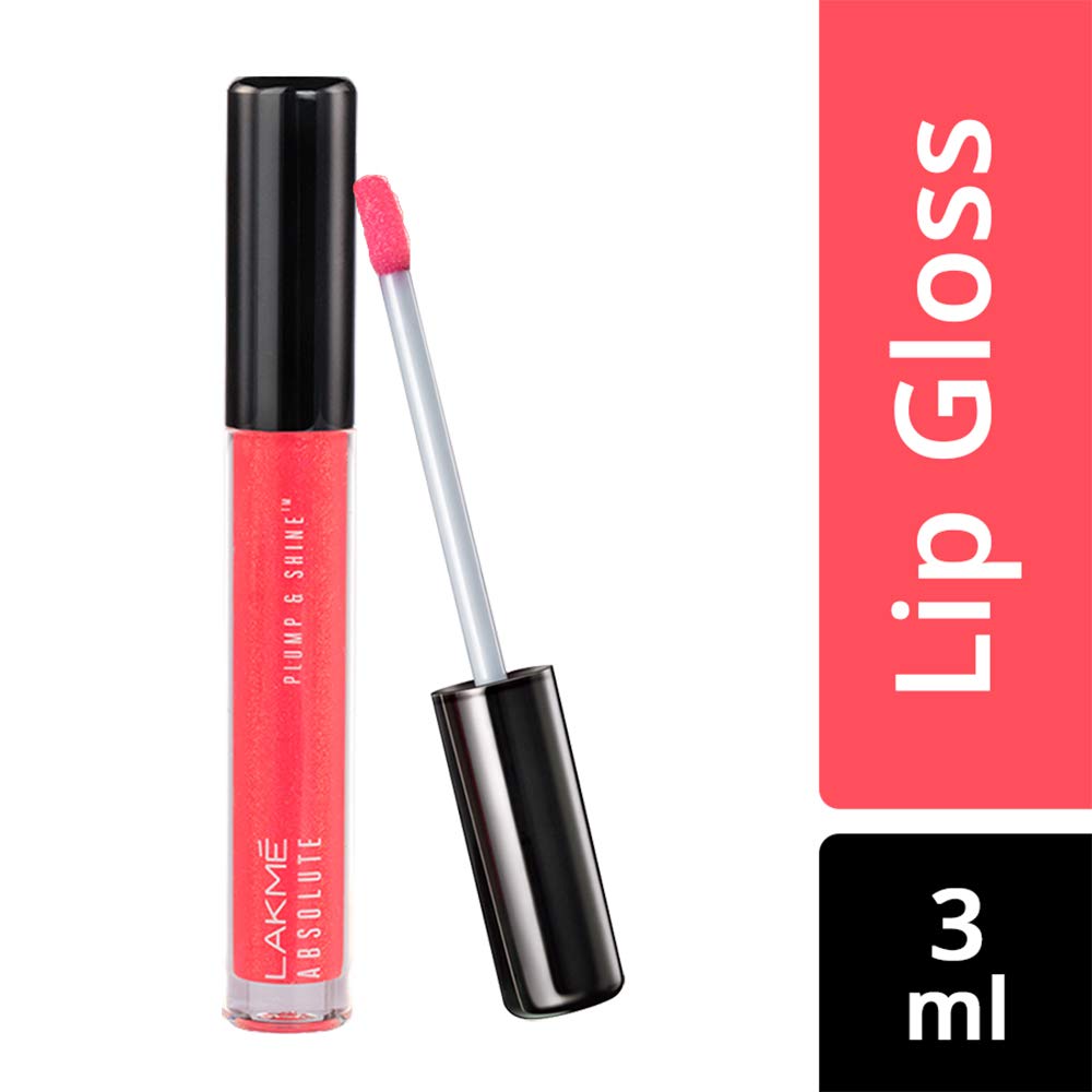 LAKME ABSOLUTE PLUMP & SHINE LIP GLOSS,RED SHINE