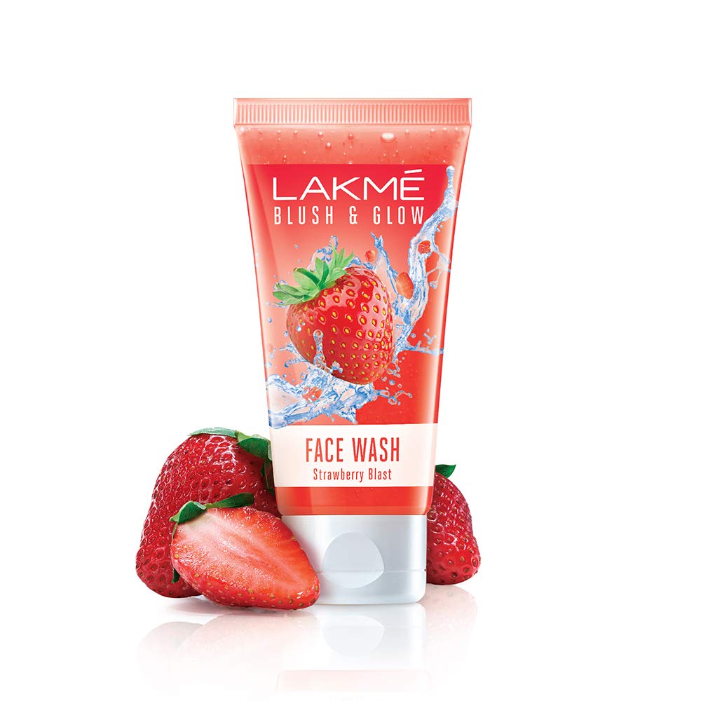LAKME FACE WASH STRAWBERRY BLAST,50GM