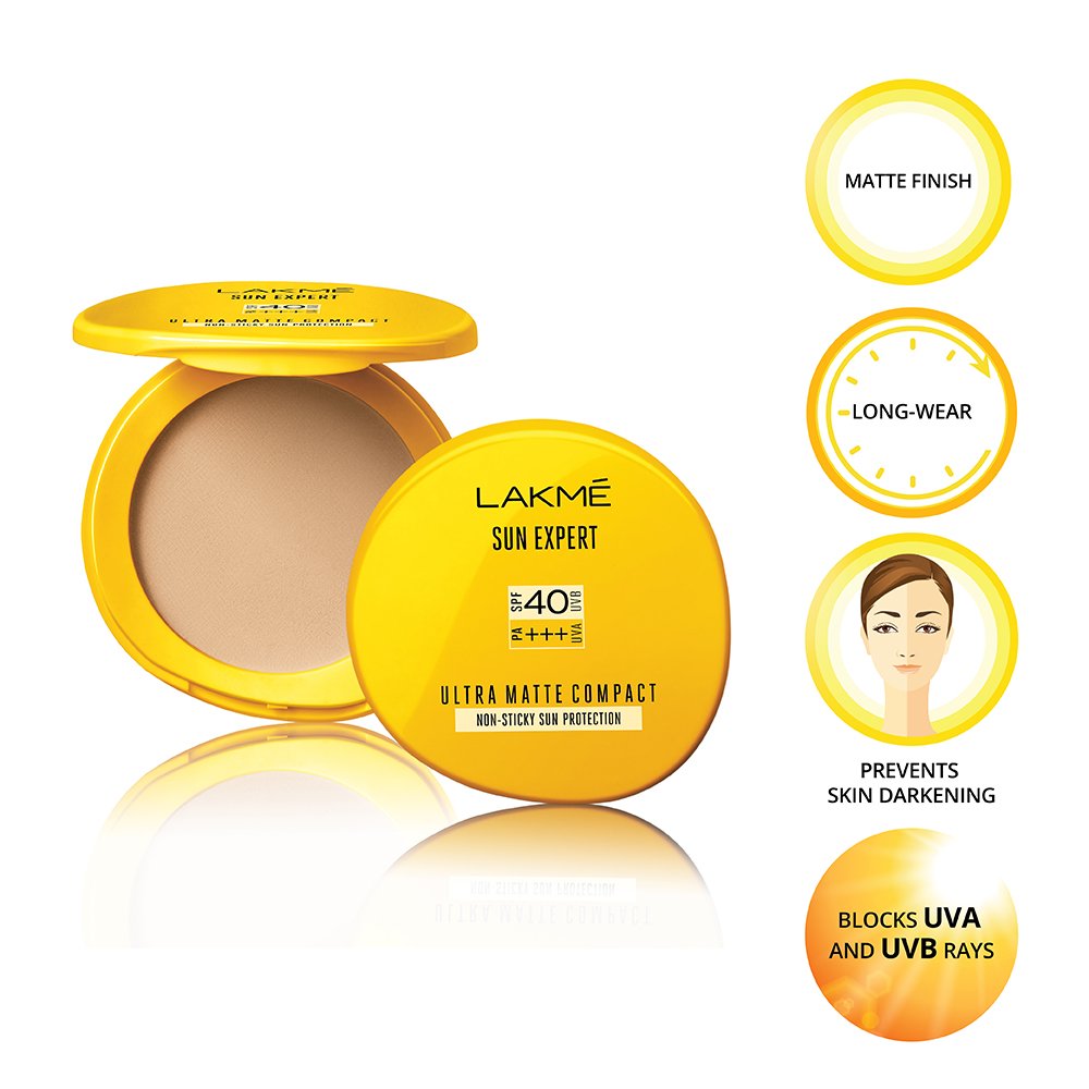 LAKME SUN EXPERT ULTRA MATTE SPF40 PA++ COMPACT,7GM