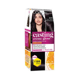 L'OREAL CASTING CRÈME GLOSS HAIR COLOR,200 EBONY BLACK,21gm+24ml
