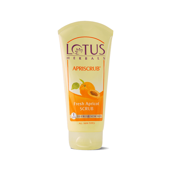 LOTUS HERBALS APRISCRUB,FRESH APRICOT SCRUB,100GM