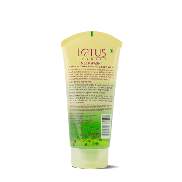 LOTUS NEEM FACE WASH,120GM