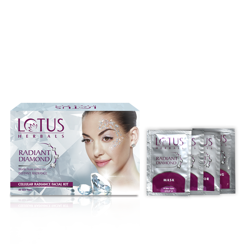 LOTUS RADIANT DIAMOND FACIAL KIT,37GM