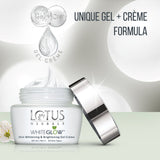 LOTUS HERBALS WHITE GLOW SKIN WHITENING & BRIGHTENING GEL,FACE CREAM WITH SPF25,40gms