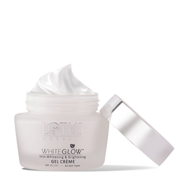 LOTUS HERBALS WHITE GLOW SKIN WHITENING & BRIGHTENING GEL,FACE CREAM WITH SPF25,40gms