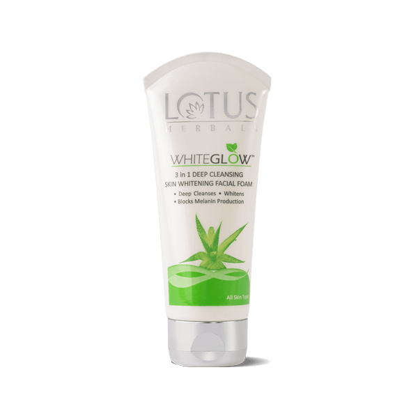 LOTUS HERBALS WHITE GLOW SKIN WHITENING FACIAL FOAM 50GM