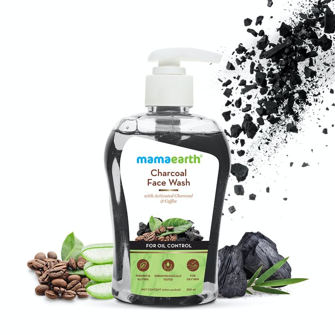 MAMAEARTH CHARCOAL FACE WASH,250ML