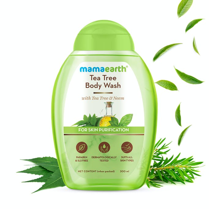 MAMAEARTH TEA TREE BODYWASH,300ML