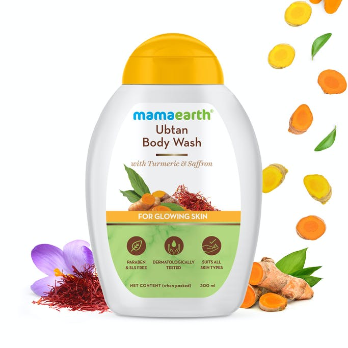MAMAEARTH UBTAN BODY WASH,300ML