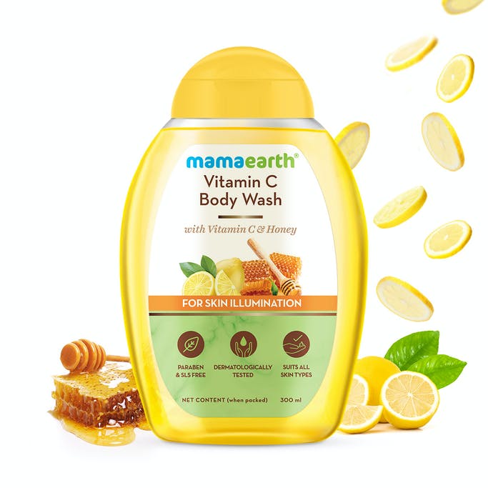 MAMAEARTH VITAMIN C BODYWASH,300ML