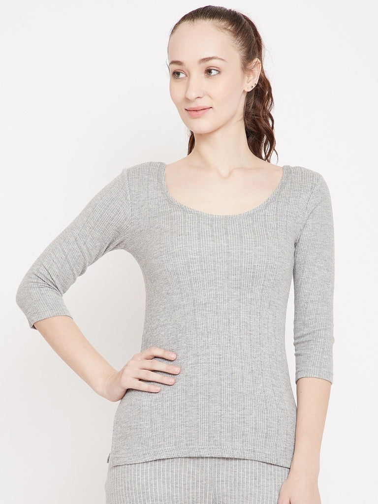 Neva Esancia Round Neck 3-4th Sleeves Thermal Upper For Women MS11